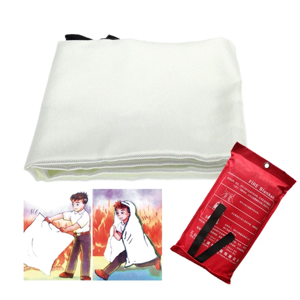 

4pcs 1M x 1M Sealed Fire Blanket Fighting Fire Extinguishers Tent Boat Emergency Blanket Survival Fire Shelter Safety Cover