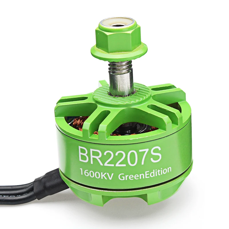 Бесщеточный двигатель Racerstar 2207 BR2207S Green Edition 1600KV 2200KV 2500KV 3-6S для радиоуправляемых