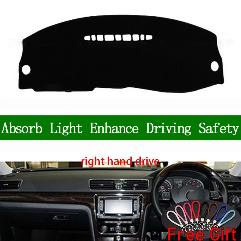 

For Volkswagen passat 2000 2001 2002 2003 2004 2005 Right Hand Drive Dashboard Cover Car Stickers Dash Mat Interior Accessories
