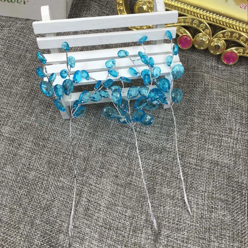 Акриловая Хрустальная ветка из ротанга головной убор невесты аксессуары DIY