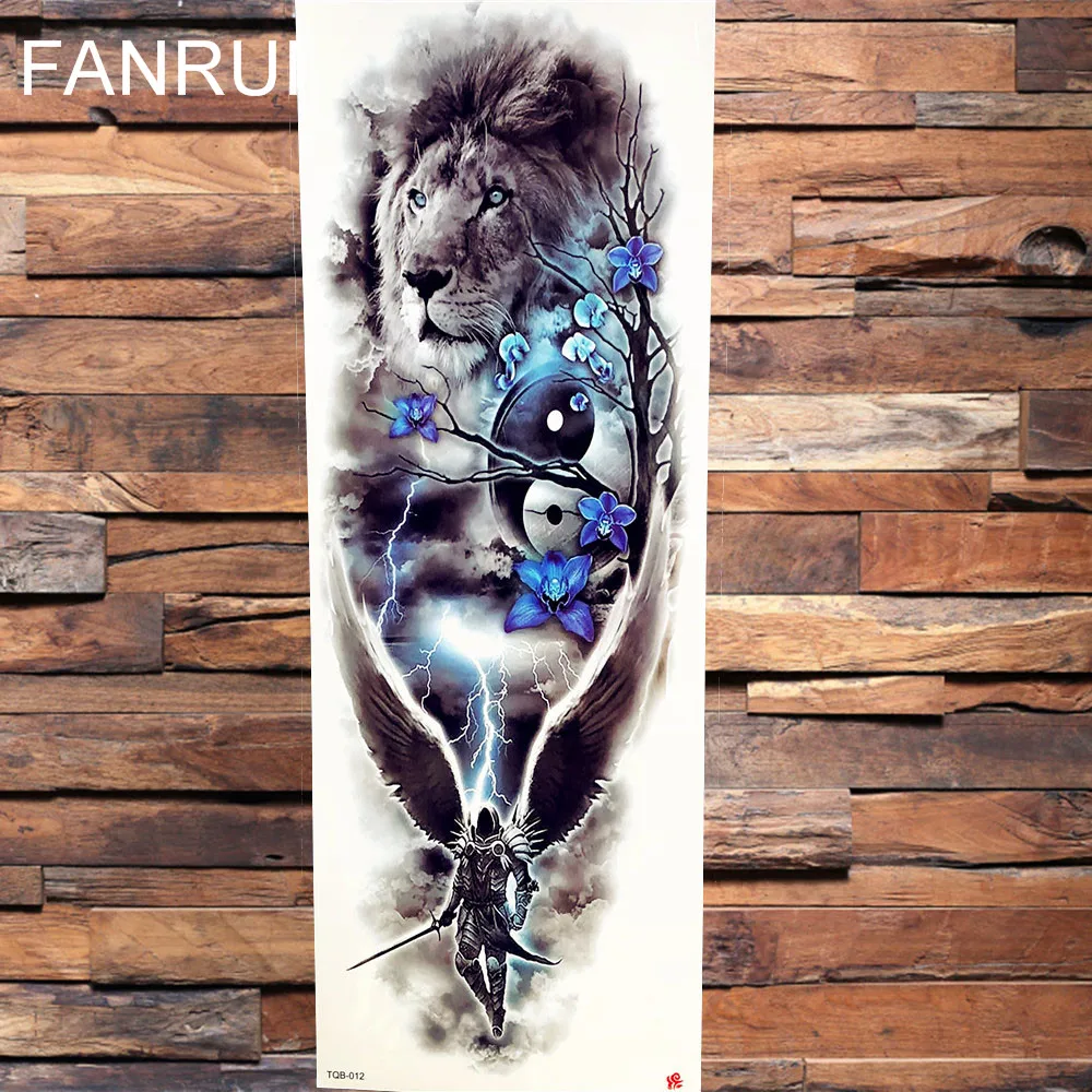 Временные татуировки FANRUI для мужчин и женщин искусственная татуировка на руку
