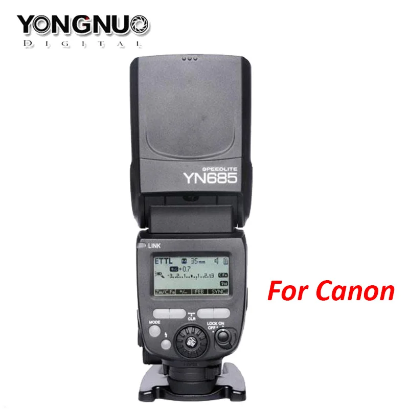 Беспроводная вспышка YONGNUO YN685 2 4G ETTL HSS с радио для Canon поддержка YN622C YN560IV YN560 TX RF605 RF603