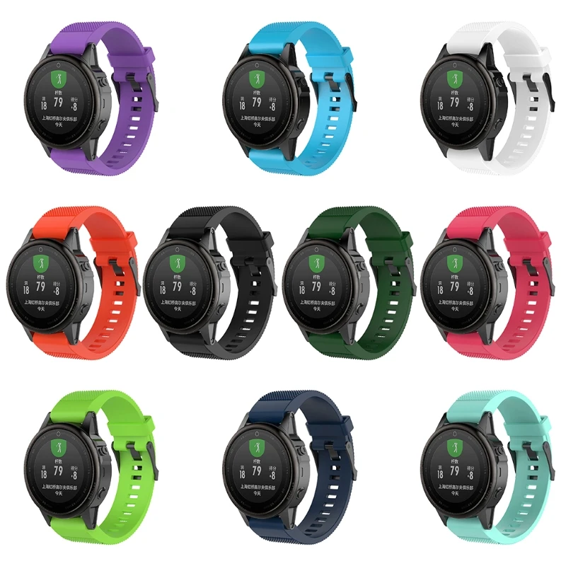 Спортивный силиконовый ремешок для Garmin Fenix часов Fenix5s с 20 мм пряжкой из