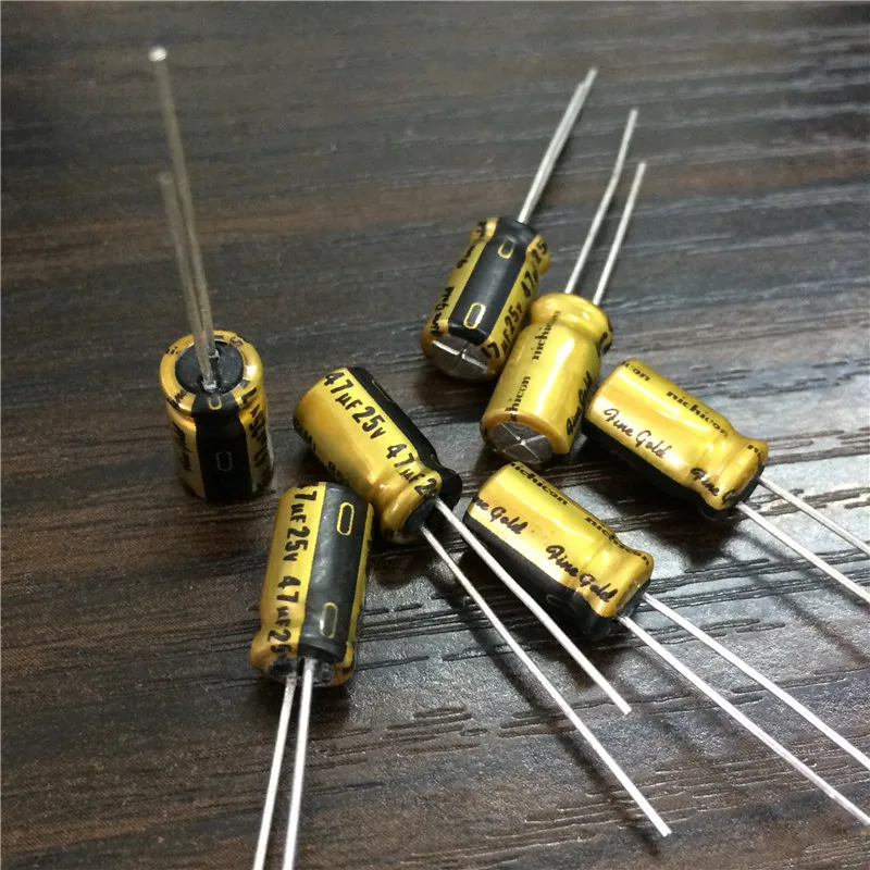 10 шт. 47 мкФ 25В NICHICON FG (тонкое золото) 6 3x11 мм 25V47uF высококачественный аудио