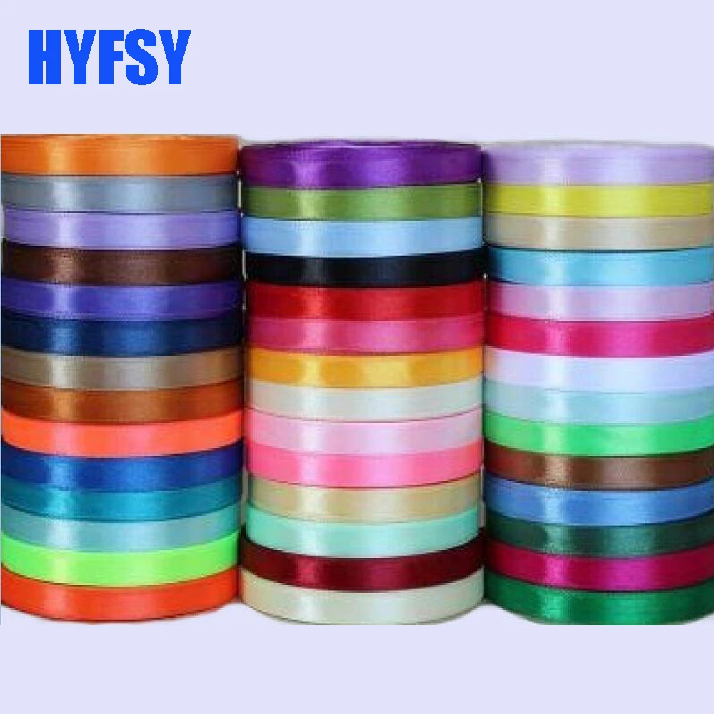 Атласная лента 10 мм шириной 25 ярдов/сумка DIY материалы ручной работы подарочная