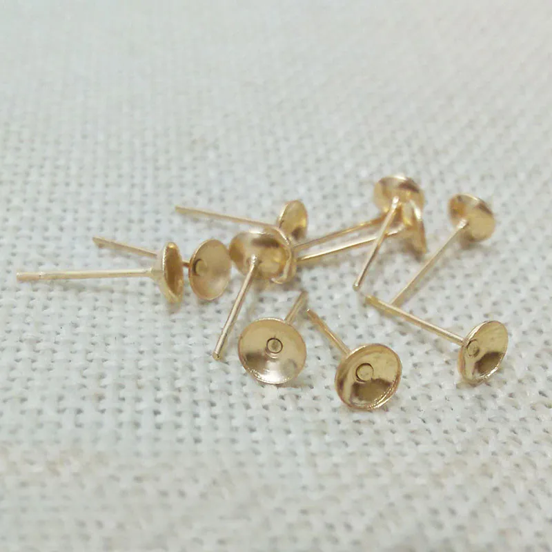 Фурнитура для сережек пустая подставка шпильки иглы приклеивающая изготовление