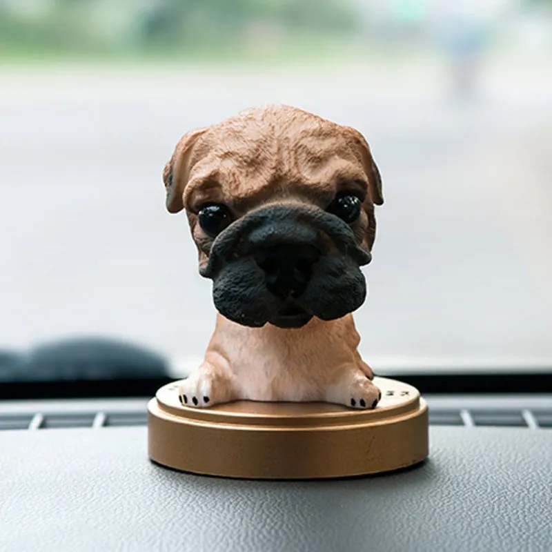 Animal Swinging Animated Bobble Toy Car Decoration Nodding Resin Puppy Dog Shakes Head Shaking Accessories | Автомобили и