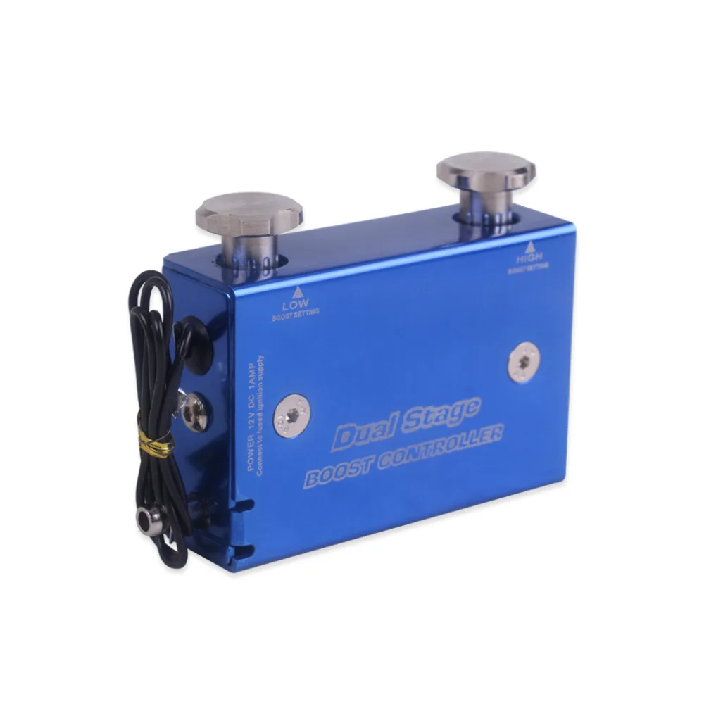 2019 new arrival Universal adjustable Black Dual Stage Electronic Turbocharger PSI Boost Controller Kit /w Switch#F |