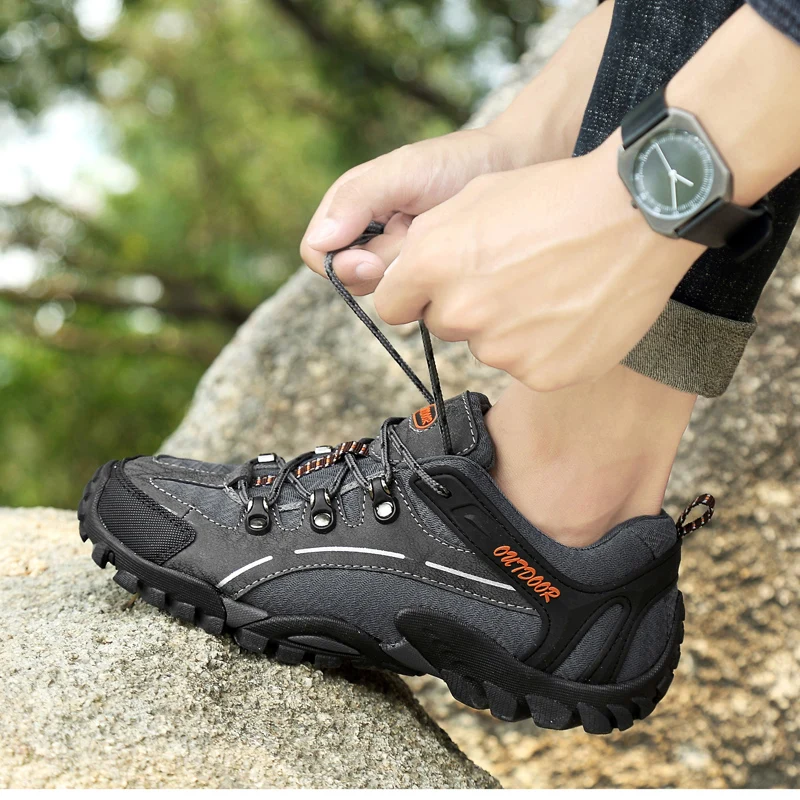 BIMUDUIYU 2020 Outdoor Men Shoes Comfortable Casual Breathable Flats Moccasins Lace-Up Spring Rubber Sneakers |