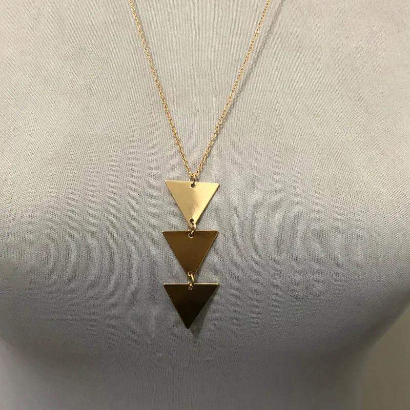 SHUANGR Simple Pendant Necklace Long Gold Chain Choker Charm for Women Bijoux Collier Femme Jewelry | Украшения и аксессуары
