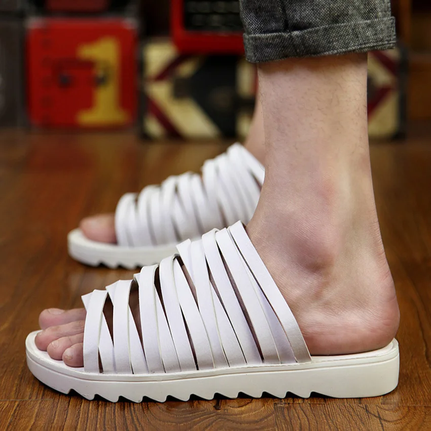 Прилив вилочная часть тапочки противоскользящих лето обувь корейский стиль