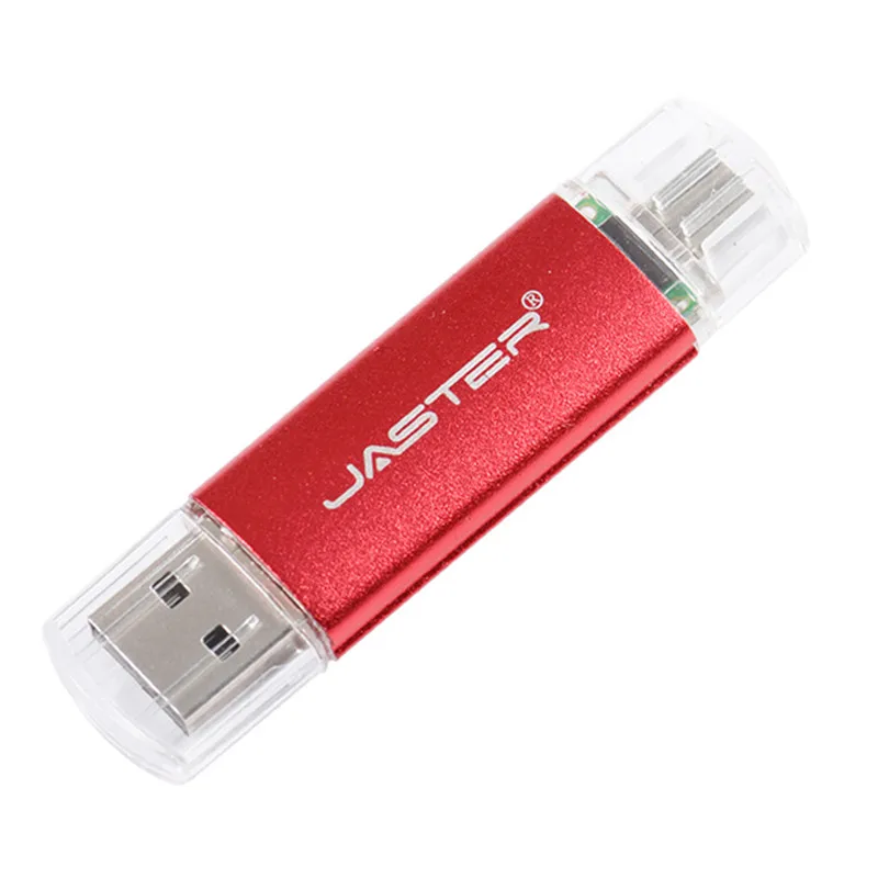 Red SHANDIAN, смартфон, USB флеш-накопитель, OTG, USB флэш-диск, Микро карта, карта памяти, карта памяти для телефона, U диск, 8 ГБ/16 ГБ/32 ГБ/64 ГБ, флешка - Цвет: Red