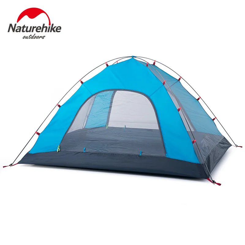 

Naturehike Outdoor Camping Tent 2 - 4 Person Aluminum Pole Waterproof 5000mm Double Layer Hiking Travel Fishing Tents
