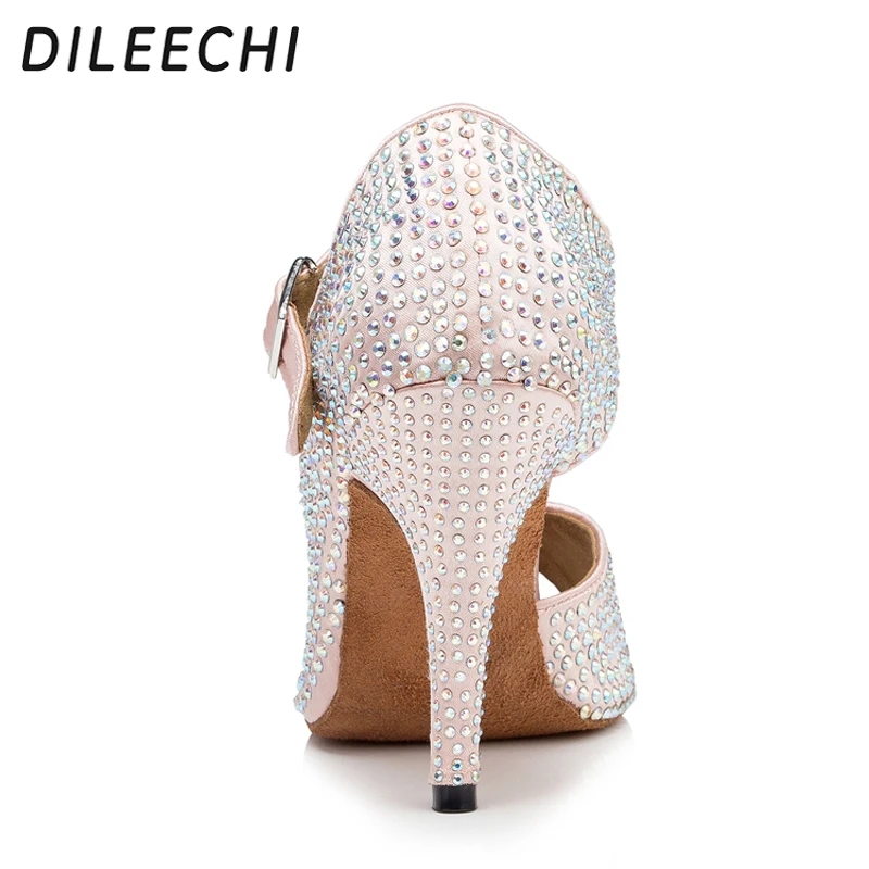 DILEECHI Новые популярные женские туфли на высоких каблуках с бриллиантами обувь для
