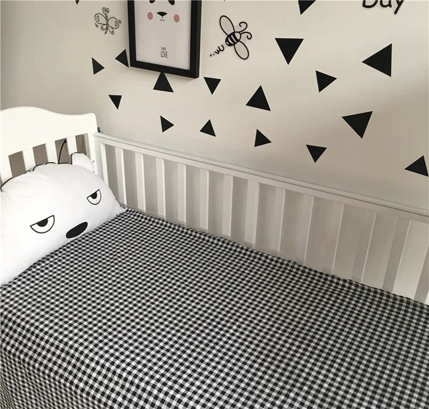 9 цветов простыни гладкие Детские постельные принадлежности хлопок облака