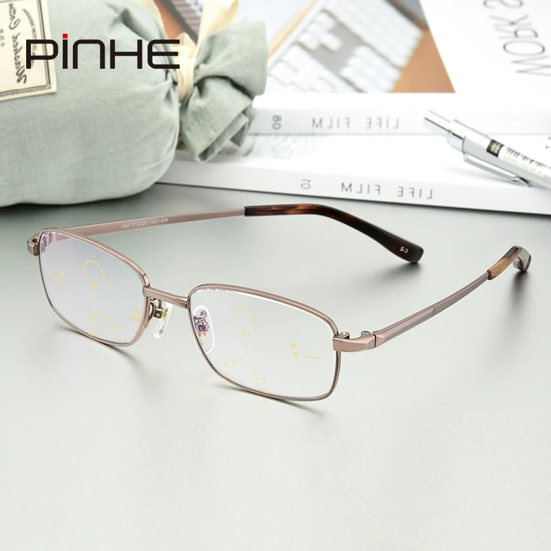 Pinhe Новинка Для мужчин оптических оправ очков компьютер Очки сплав коммерческих