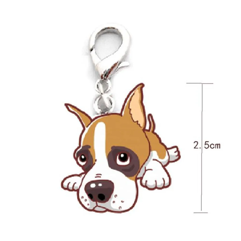 2017 Boxer Dog Tag Disc Disk Pet ID Enamel Accessories Collar Metal Necklace Pendant 30% OFF | Дом и сад