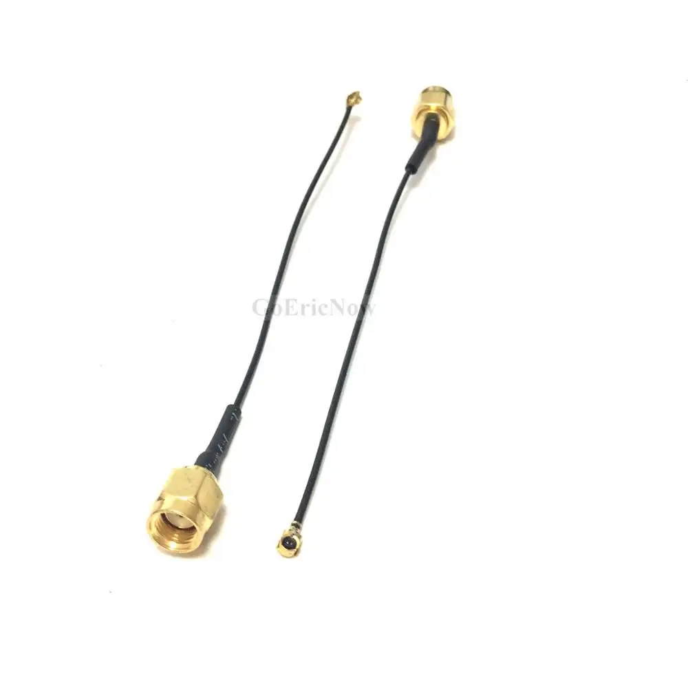 10pcs RF Coaxial Ipex IPX / u.fl to RP-SMA Male Connector 10cm Pigtail Cable 1.13 Plug | Обустройство дома