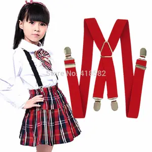 Подтяжки детские, 4 зажима, для мальчиков и девочек, BD002-M Размер