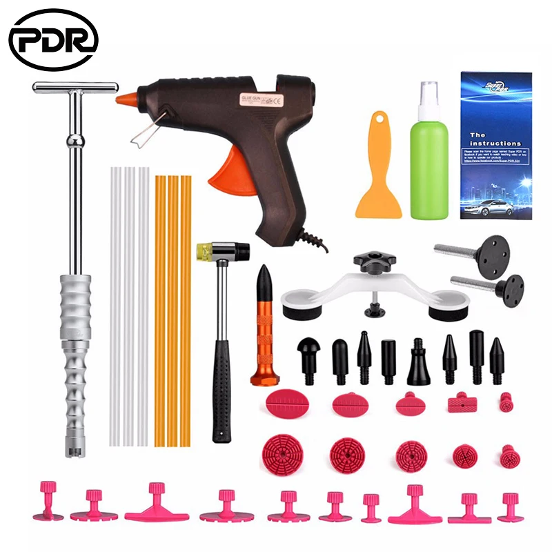 

PDR слайд инструмент для ремонта авто вмятин Съемник присоска ручной инструмент молоток ручной инструмент набор для любого автомобиля вмяти...