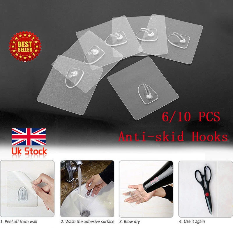 1 шт. противоскользящие настенные крючки самоклеящиеся супер присоски типа