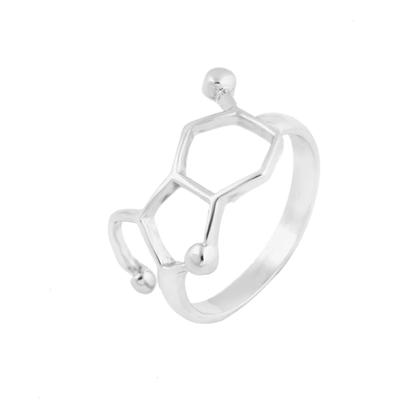 Yiustar Новые популярные Кольца серотонина молекула кольцо Пособия по химии Jewelry