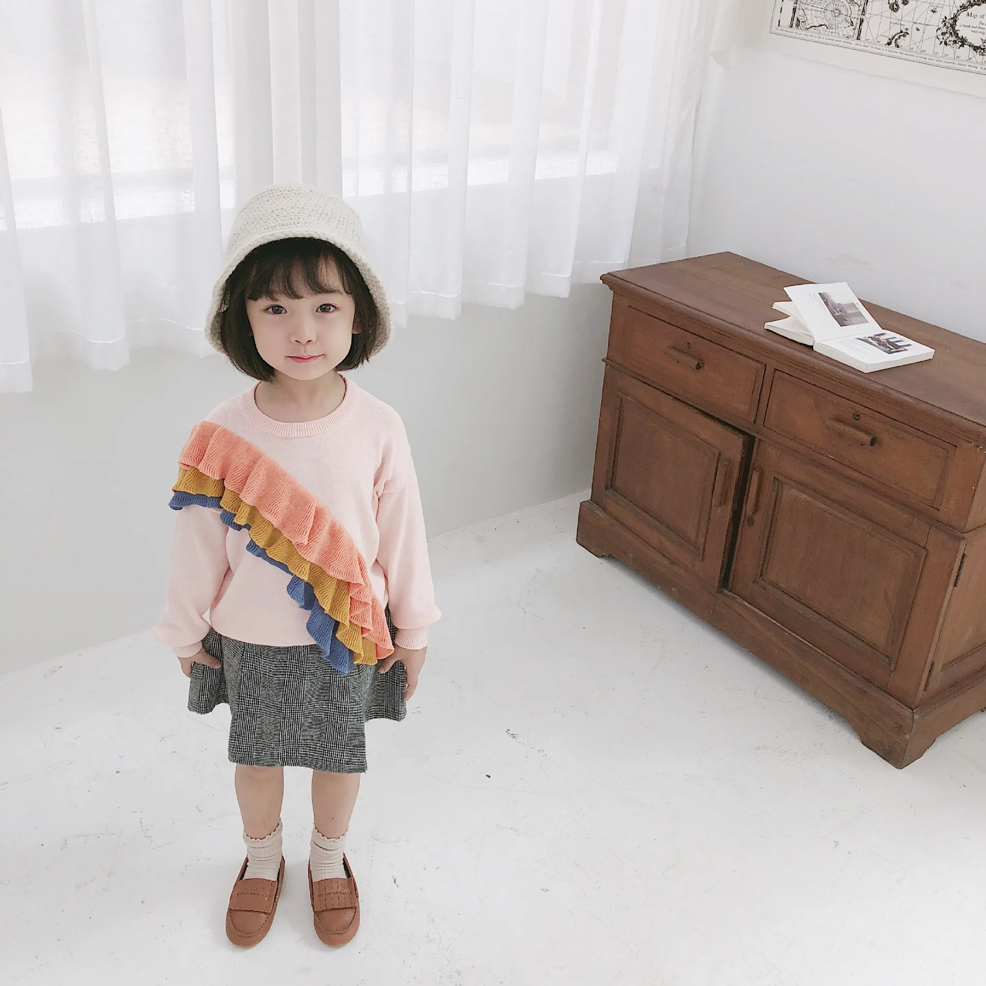 GIRL SWEATER GIRLS DRESS POPCORN TODDLER CLOTHES SUMMER 2019 | Детская одежда и обувь