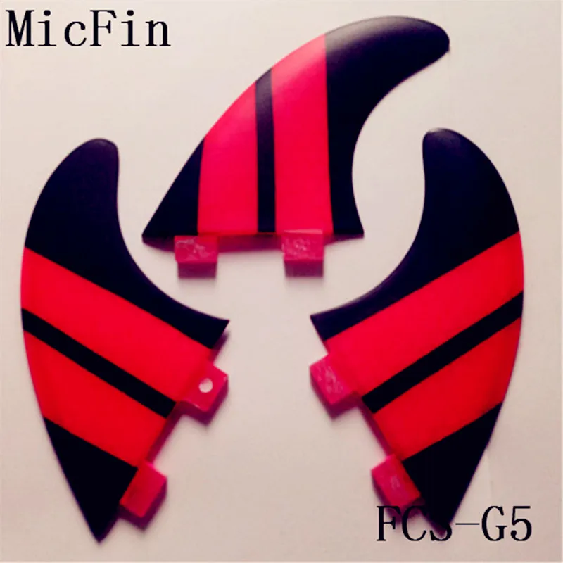 Micfin quillas surf вафельная fcs плавники стекловолокна досок для серфинга плавники три ребра размер M-G5