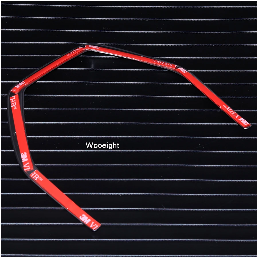 Wooeight Car Interior ABS Chrome Steering Wheel Decoration Strips Trim Frame For Land Rover Discovery Sport 2015 2016 2017-2019 |