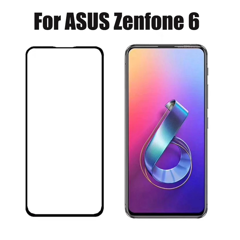 3D закаленное стекло для Asus Zenfone 6 6Z 2019 ZS630KL полное покрытие защитная пленка 9H ASUS