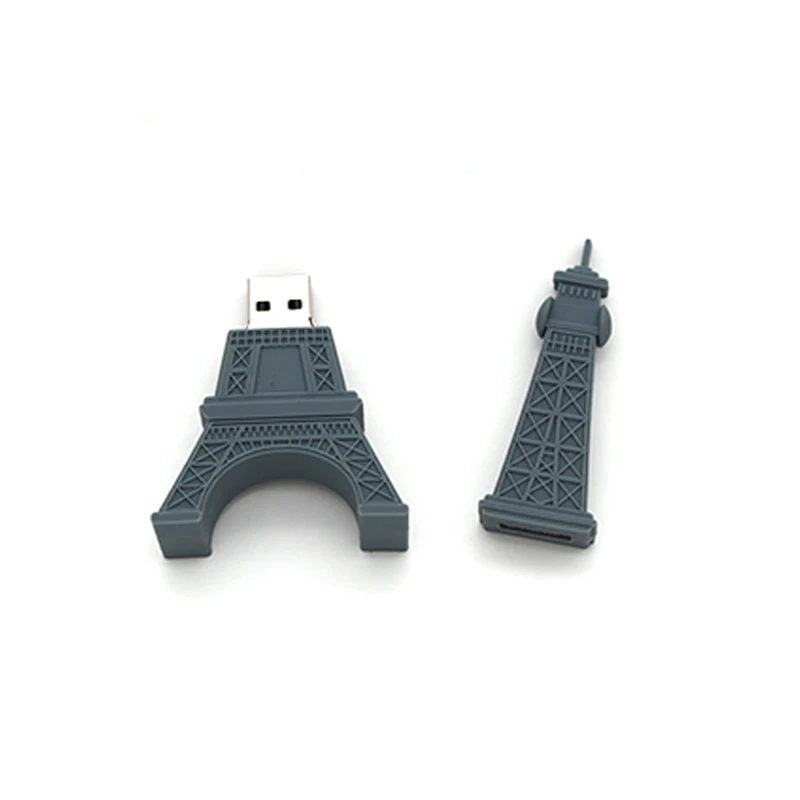 Новая стильная мультяшная Эйфелева ручка Башня 64 ГБ 32 4 8 16 Usb флеш накопитель