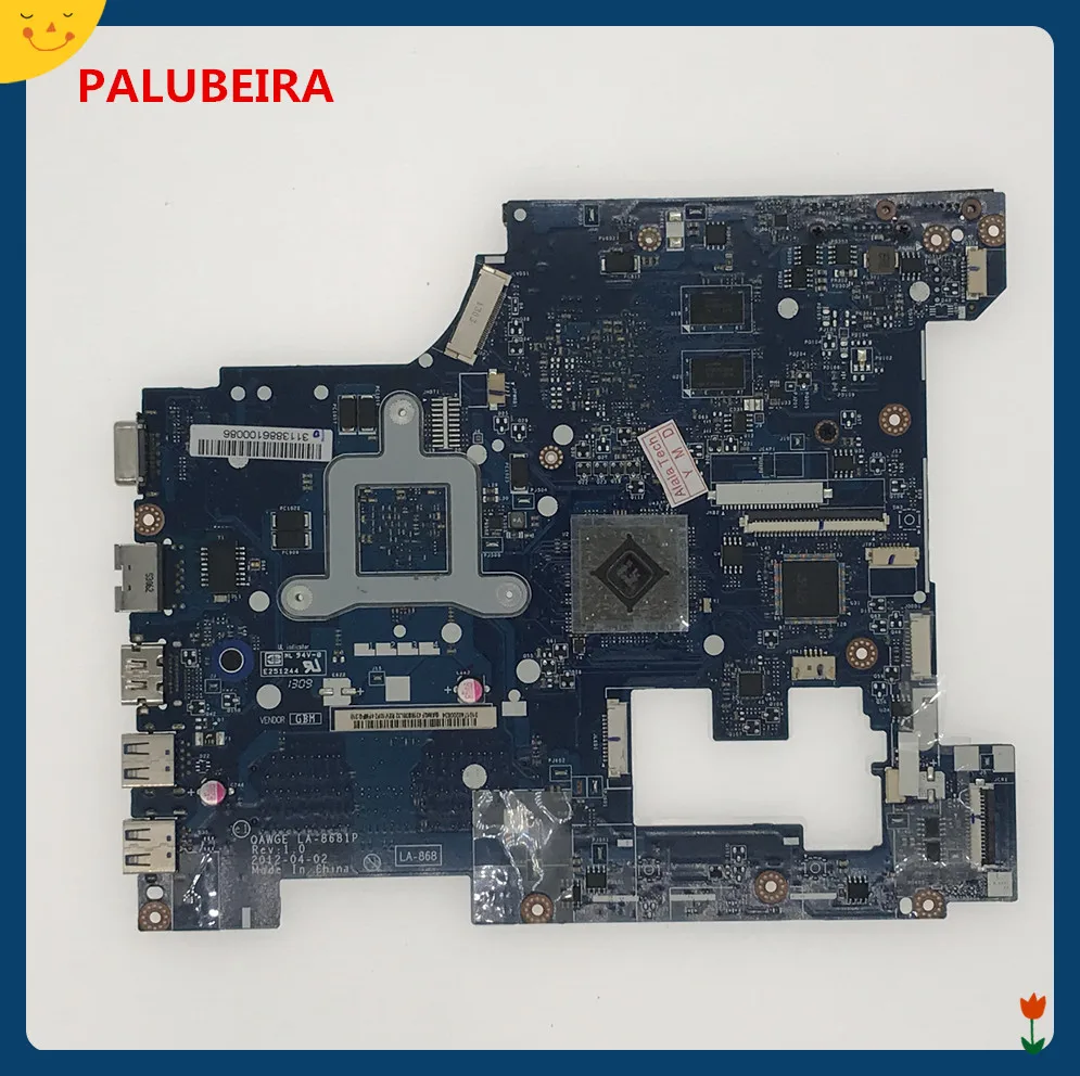 QAWGE LA-8681P (с GPU-сторонние микросхемы) Материнская плата для ноутбука Lenovo ideapad G585