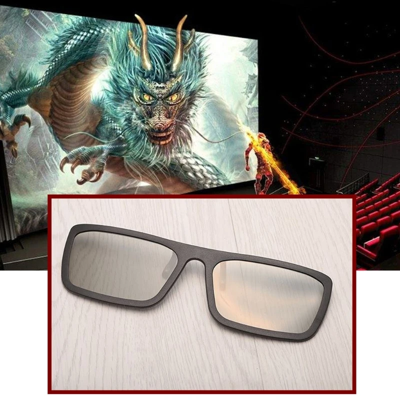 Поляризованные 3D очки с пассивным круговым зажимом эффектом 3D|3D виртуальной