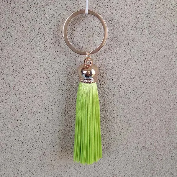 Women New fashion Tassel Key Ring Charm Cute Silk Chain Simple Holder Best Party gift jewelry | Украшения и аксессуары