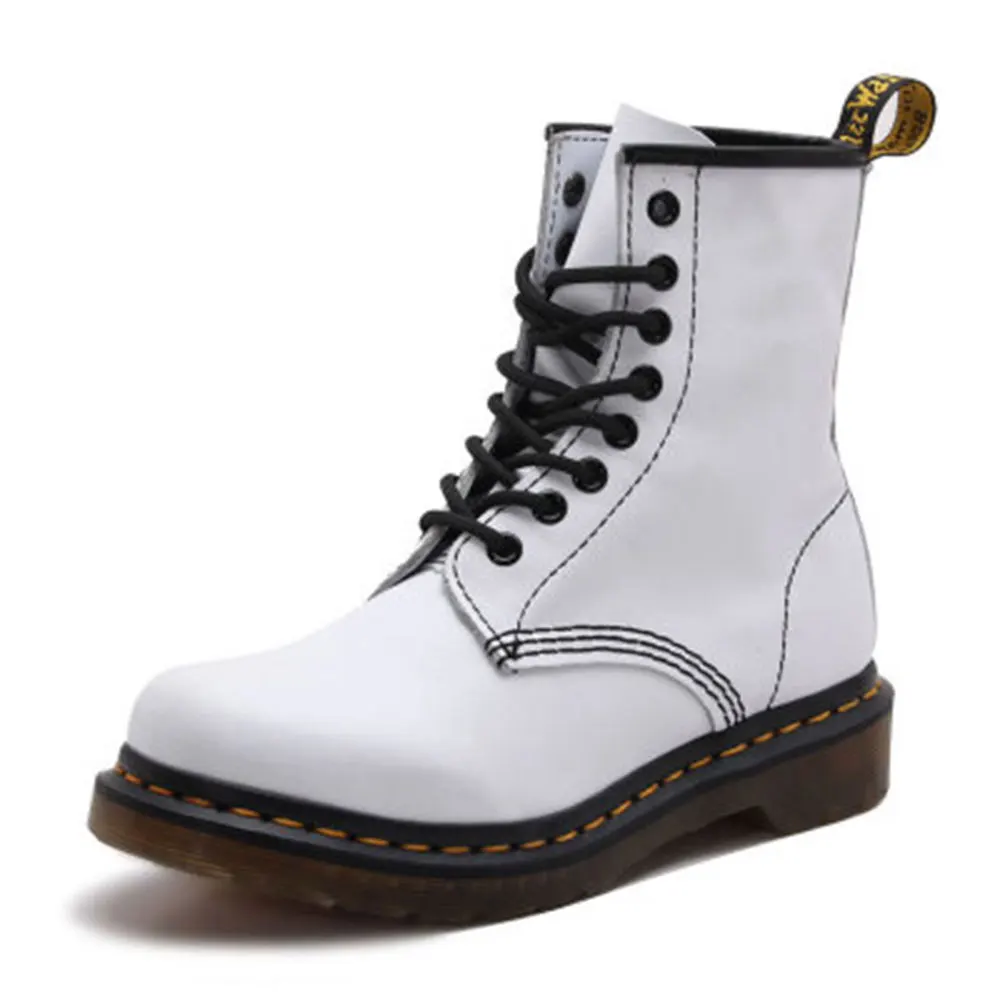 2019 стильные женские ботинки из натуральной кожи ботильоны мягкой с верхним слоем