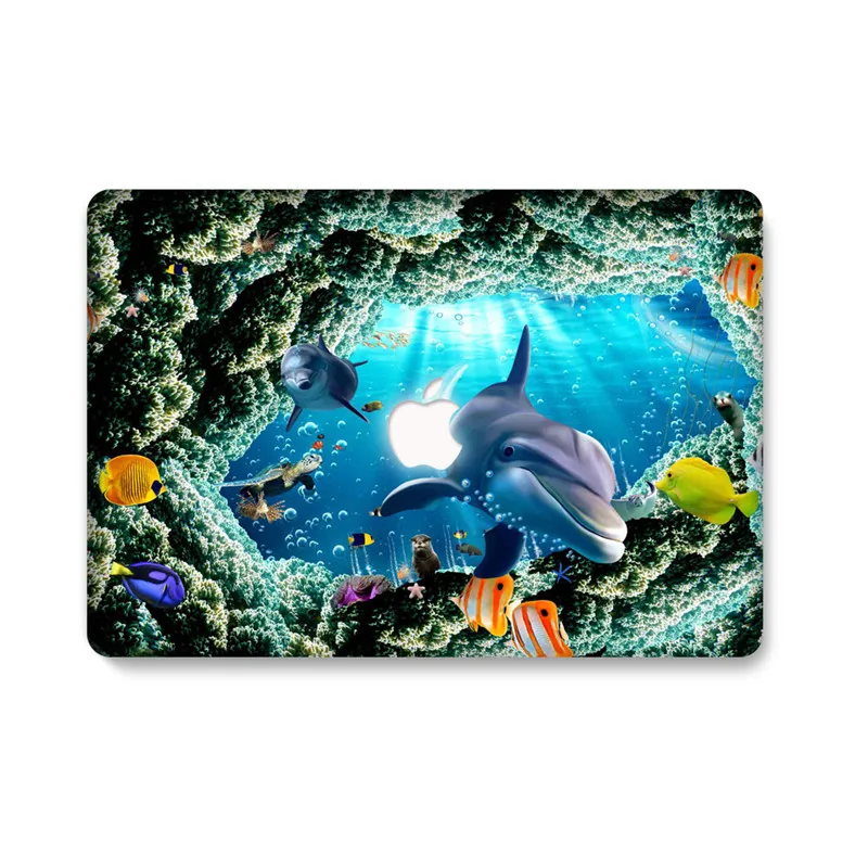Жёсткий защитный чехол наклейка мраморный камень PC КИТ узор для MacBook 12 Air 11 13 Pro retina 13 15 дюймов Сенсорная панель ноутбук