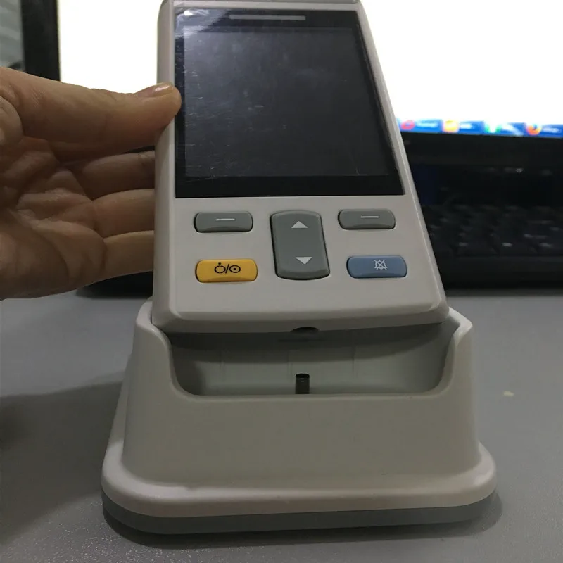 3 5 дюймовый цветной TFT ручной монитор жизненно важных сигналов Meansing Spo2 + NIBP