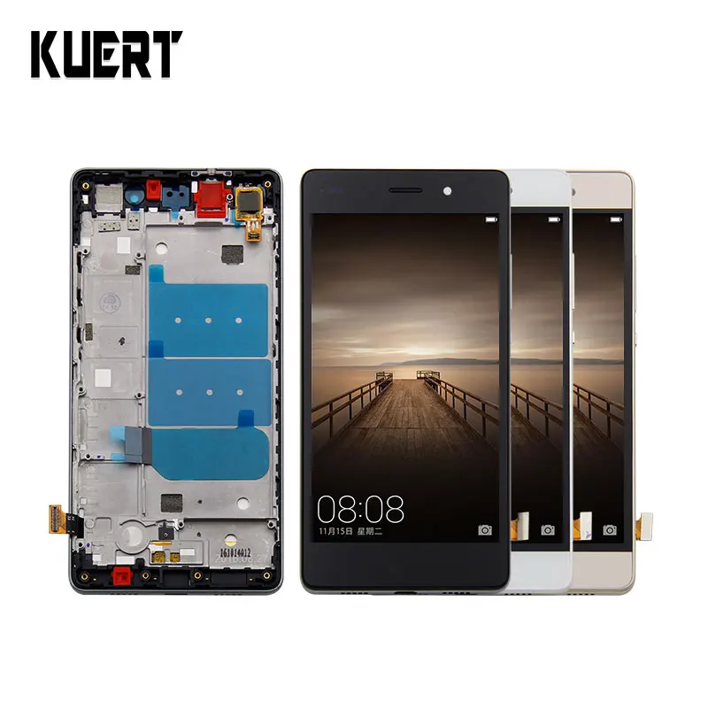 Для Huawei P8 Lite ЖК дисплей + сенсорный экран 100% новый дигитайзер стеклянная панель