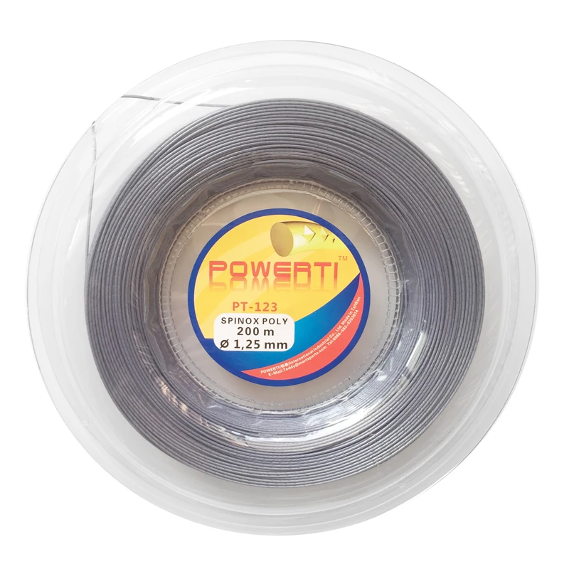 POWERTI alu теннисная струна 1 25 мм тренажерный зал спортивной подготовки тиснением