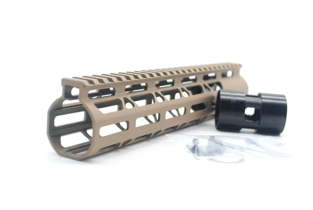 Тактическая AR15 Tan 10 &quotдюймовая свободная поплавок M Lok Handguard Picatinny Rail Mount Bracket