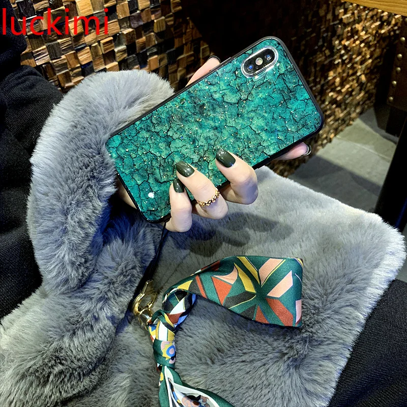 For Huawei P20 Pro Nova 3 3i Honor 10 Nova3 P Smart Plus Gold Bling Marble Case |