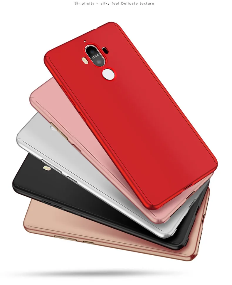 360 градусов полное покрытие чехлы для телефонов Huawei P Smart P20 P10 Lite Nova 2 2i Plus Honor 7x8 9 9i V9