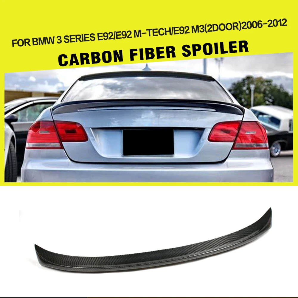 Задний спойлер из углеродного волокна для BMW 3 серии E92 Coupe 2007 2013|rear spoiler lip|racing rear
