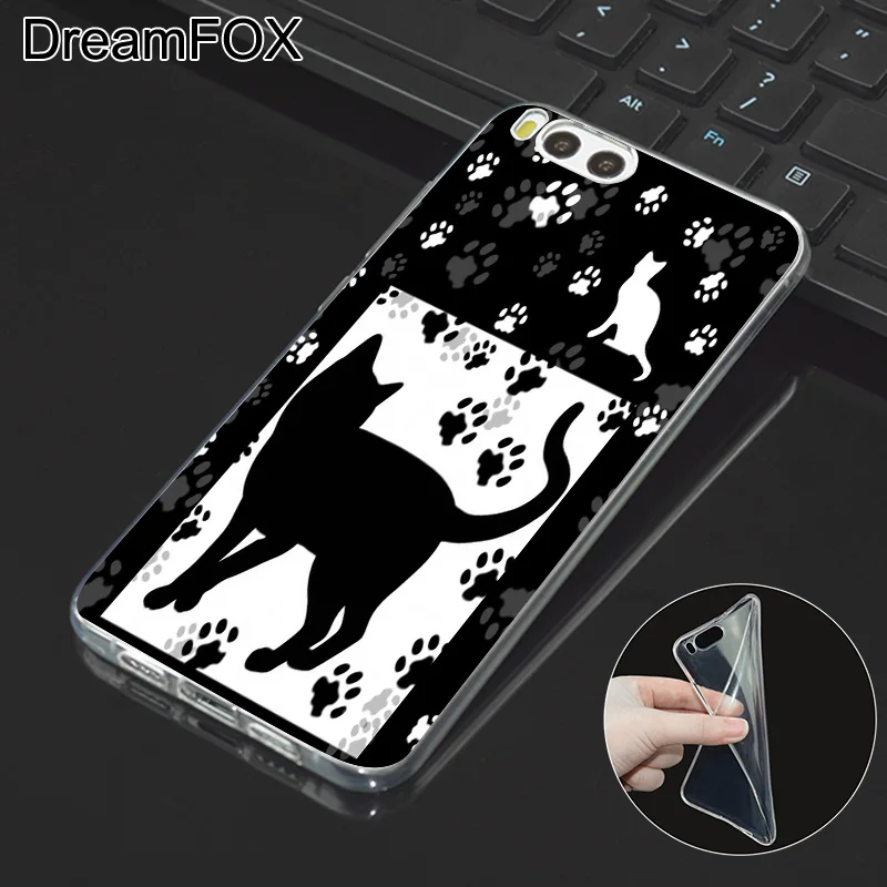 DREAMFOX M314 кошка силиконовый чехол-накладка из мягкого ТПУ чехол крышка для Xiaomi Mi Note