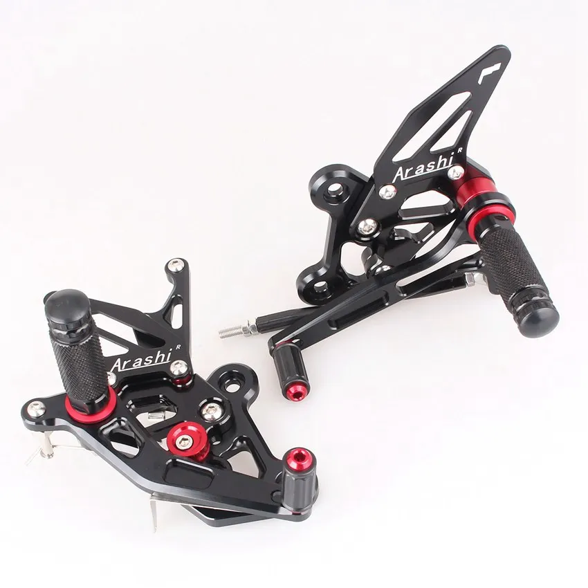 

CNC Adjustable Rearset Foot Pegs Brake Lever Pedal For Suzuki GSXS750 2015-2017 GSR750 2011-2017