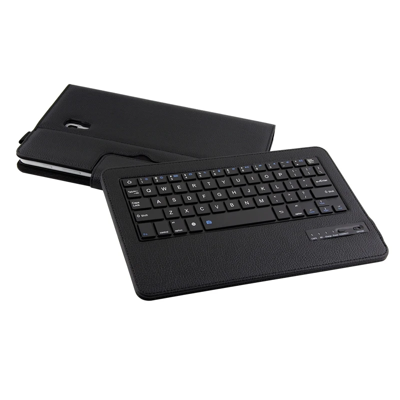 Черный чехол с клавиатурой для Samsung Galaxy Tab A 10 5 2018 модель Sm T590/T595/T597 тонкий корпус