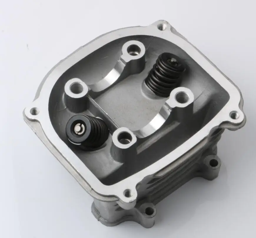 Cylinder head kit 52,4 мм комплект цилиндров и комплект головки цилиндра и A7TC Свеча зажигания для GY6 125cc 152QMI 4T Скутер ATV - Цвет: Cylinder head kit