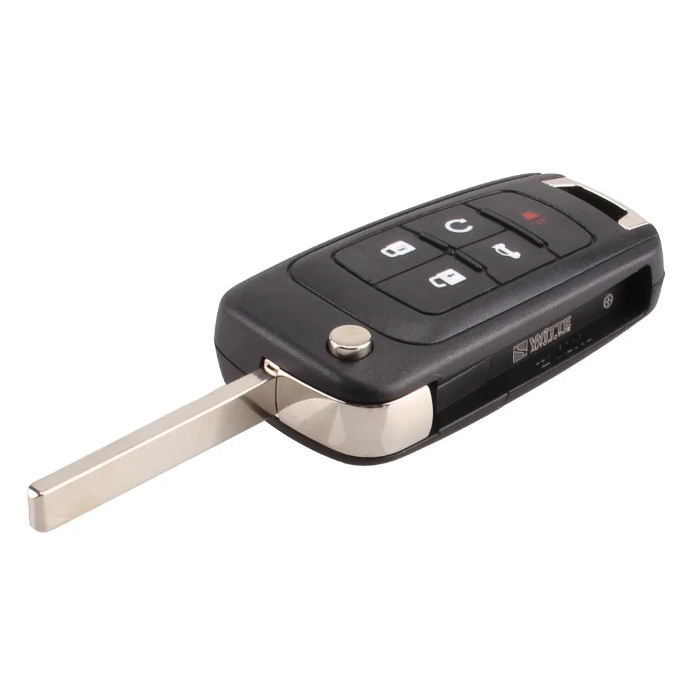 DANDKEY 5B Remote Folding Car Key Shell Entry Fob Case Cover For Chevrolet Camaro/Cruze/Equinox/Impala/Malibu/Sonic | Автомобили и