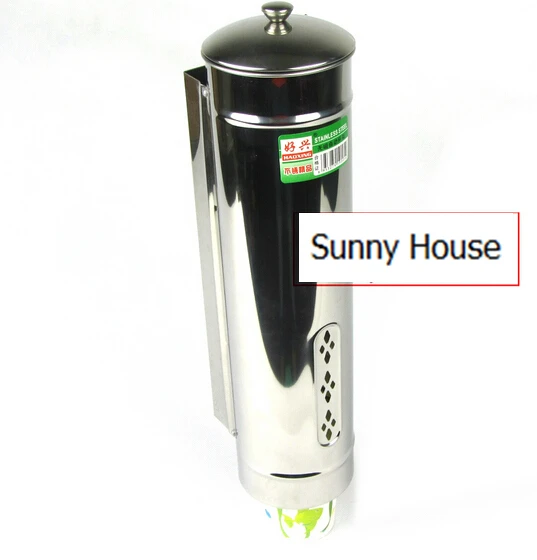 Disposable non-magnetic water cup holder device automatically fetcholderr stainless steel tubeh dispenser | Дом и сад