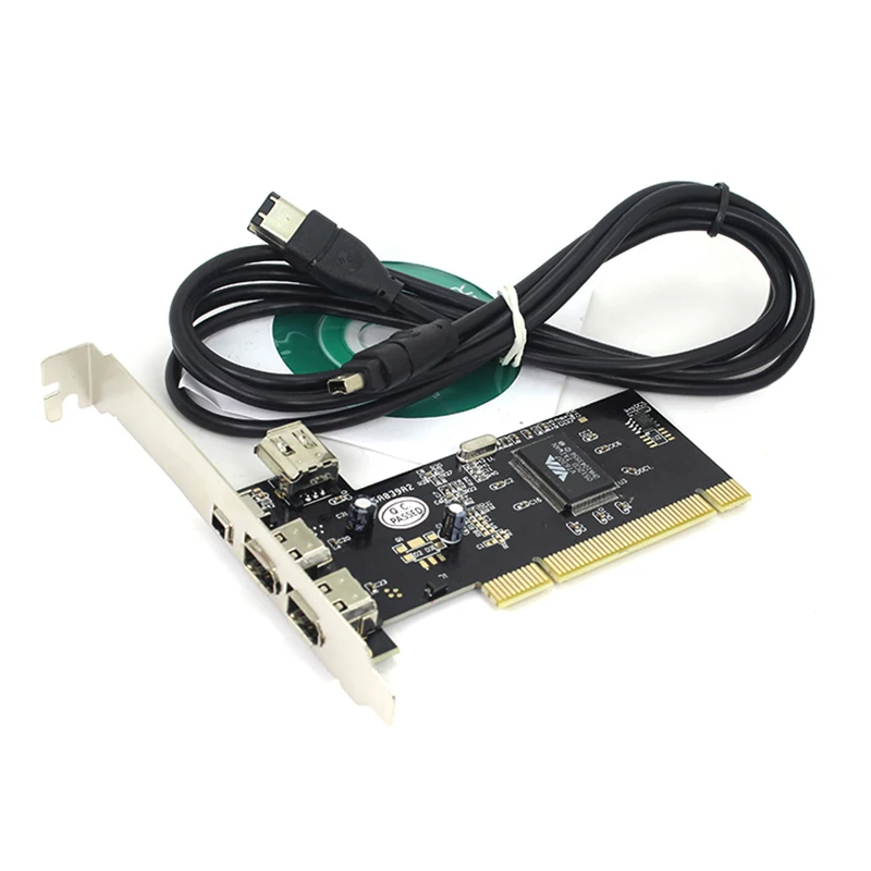 3 Порты Firewire IEEE 1394 4/6 Pin PCI до DV карты контроллера Карта видеозахвата адаптер для HDD